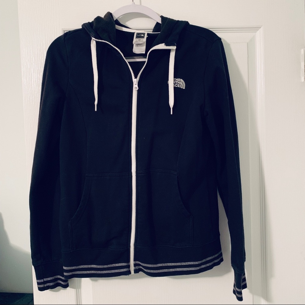 North face full zip hoodie
